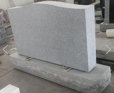 American Style Grey Granite G633 Upright Headstones
