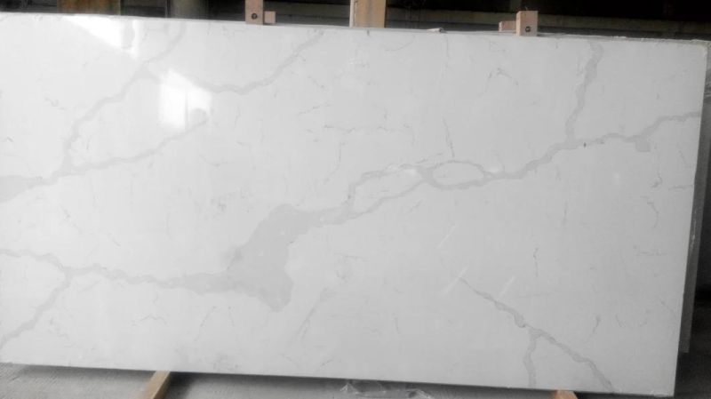 Best Choice Calacatta White Artificial Quartz Stone Wall Tile Countertop Vanity Top