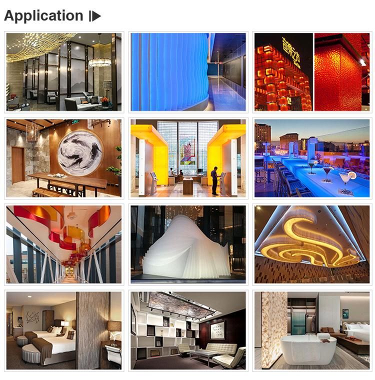 Popular 3D Interior Decorated Acrylic Wall Panel