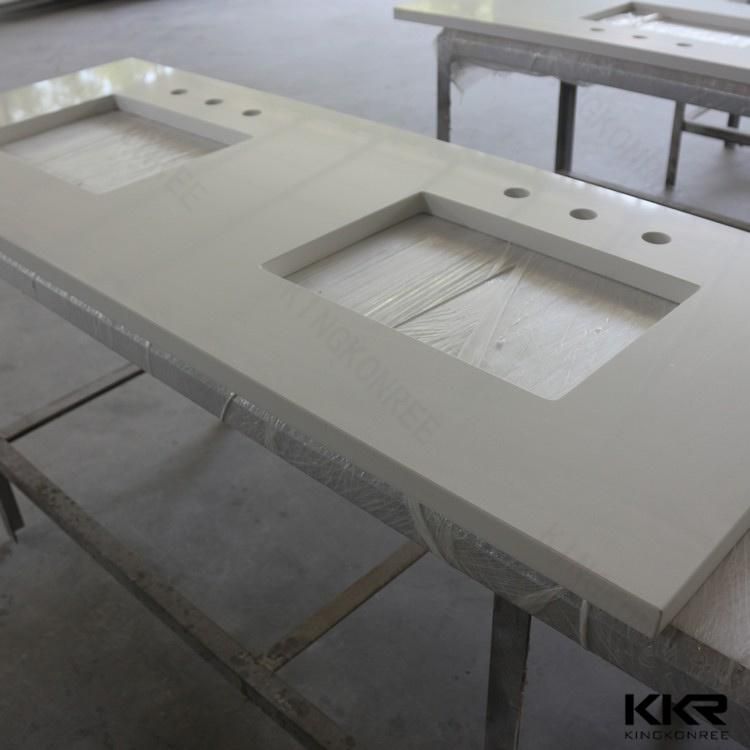 Customized Hotel and Department Bathroom Cabinet Countertop