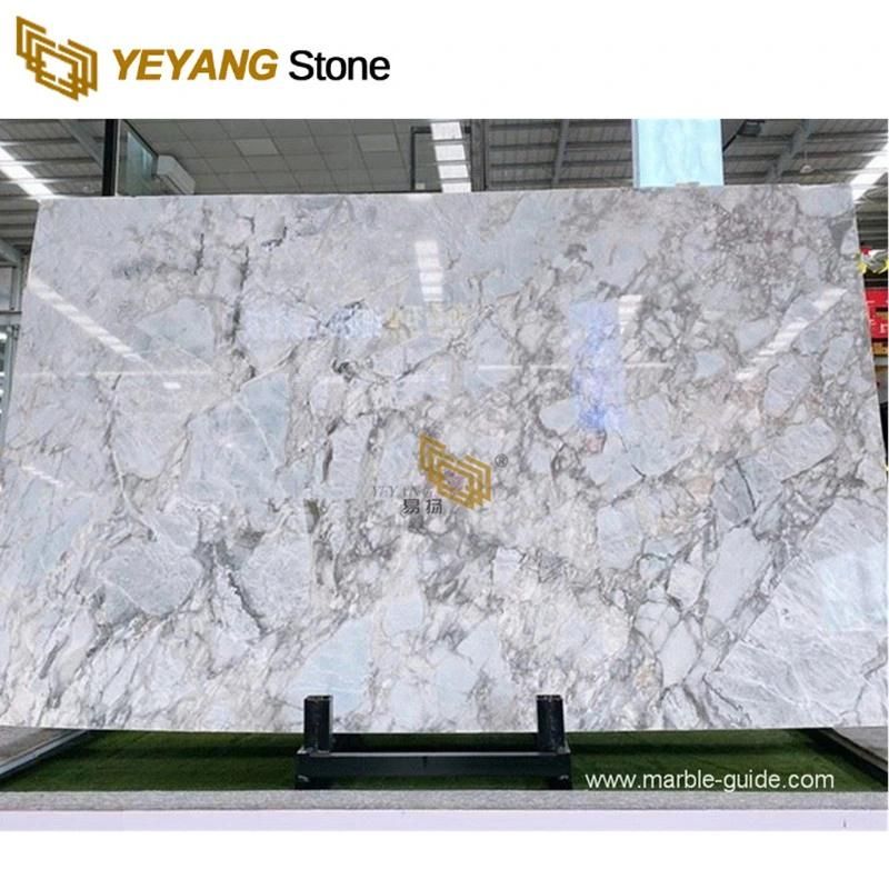 Bookmatched Marble Slabs Calacatta Grey Marble for Wall/Bathroom/Kitchen/Vanity/Countertop