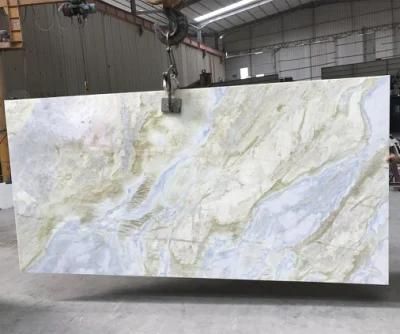 Marble Slabs Interior/Design Backlit Translucent Staircase Onyx Stone Floor/Wall Tiles