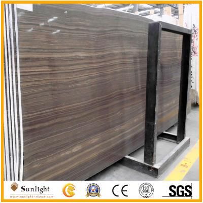 Polished Brown Obama Wood Grain Marble for Countertops, Flooring Tiles