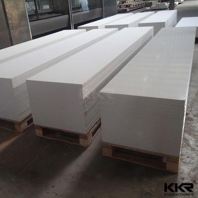 2cm Pure White Acrylic Solid Surface Sheet for Kitchen