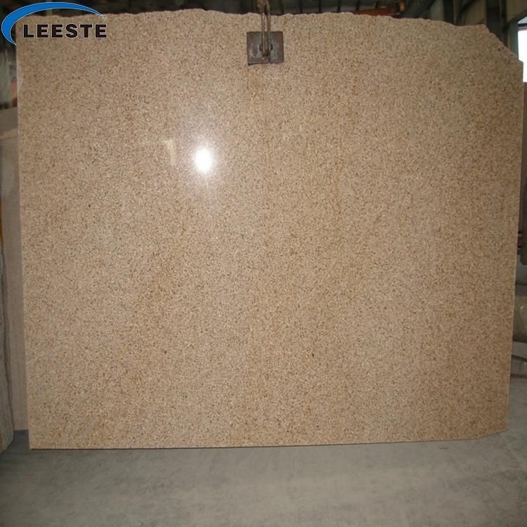 G682 Rusty Yellow Granite Natural Yellow Granite Polished Slabs Sawn Cut Cubestones