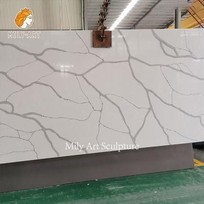 Custom Natural Itlian Calacatta White Marble Slabs Floor &amp; Tiles