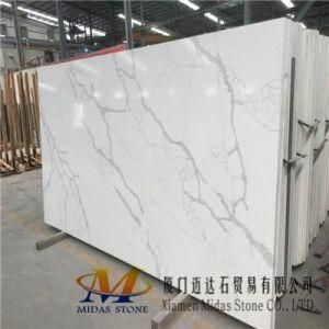 China Calacatta Quartz Stone Slabs