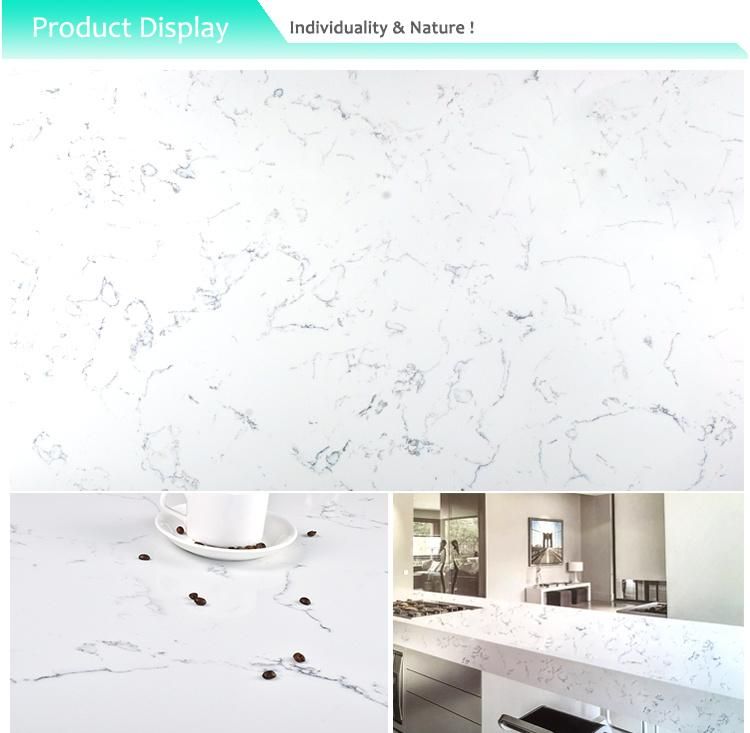 White Quartz Stone Slab with Per Square Meter Prices