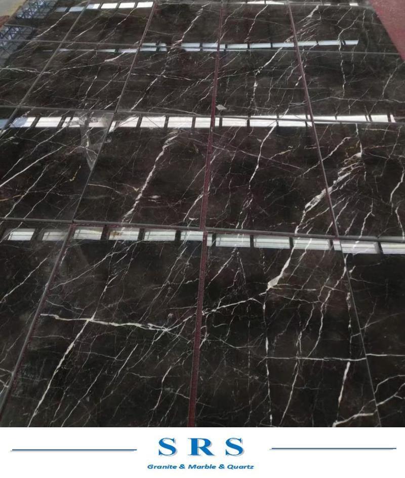 Saint Laurent Black Marble Tile for Wall/Floor/Countertop