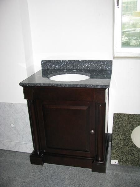 Customized Polished White Marble Vanity Tops for Bathroom