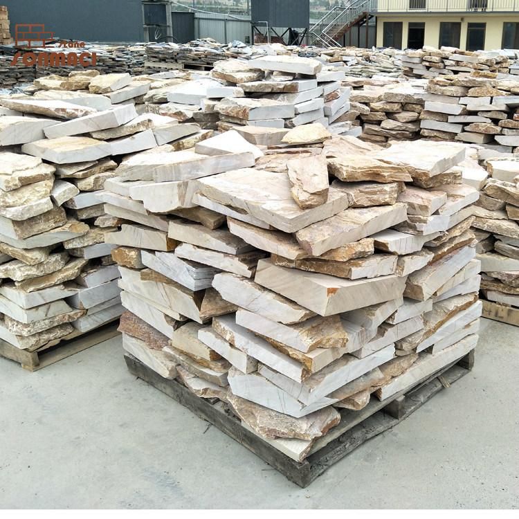 Garden Decoration Natural Stone Free Form Wall Paneling