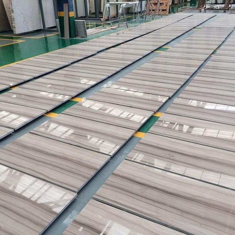 Hot Sale Athen Grey Wooden Marble Tile for Floor and Wall
