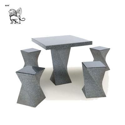 Outdoor Decoration Classic Carved Stone Marble Garden Tables Benches Mbg-32