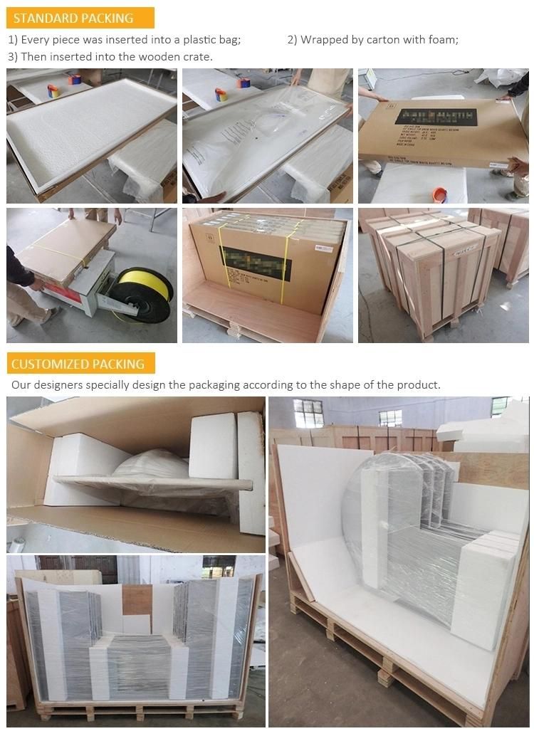 Wholesale Luxury Bathroom Solid Surface Artificial Stone Vanity Top