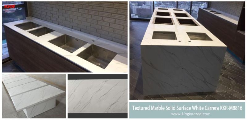 Modern Solid Surface Slab Kitchen Stone Bench Tops