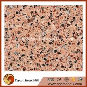 Polished Artificial Pink Quartz Stonetile for Indoor/Exterior Wall Tile