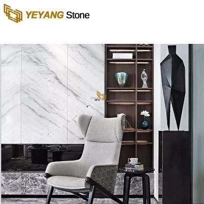 Custom Bruce Gray Polish Marble for Background Wall/Decoration/Tile/Kitchen/Countertop