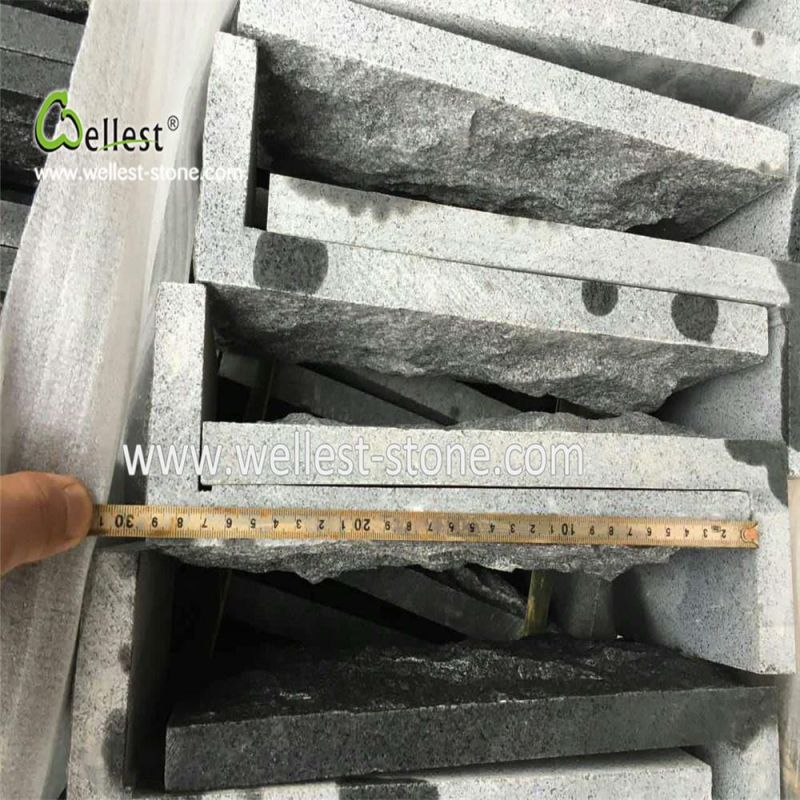 Grey Granite Mushroom for Exterior Wall, Mushroom Stone for Retaining Wall