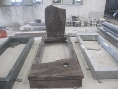 Aurola European/Russian/American Style Granite/Marble Tombstone with Custom Design
