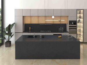 Solid Surface Artificial Quartz Vein Quartz Slabs for Countertops K7711