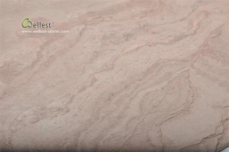 New Material Hot Red Flexible and Ultra Thin Stone Veneer Stone Panel for Wall Cladding