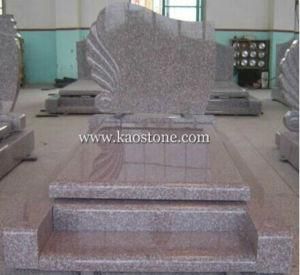 European Granite Tombstone with Polished Surface