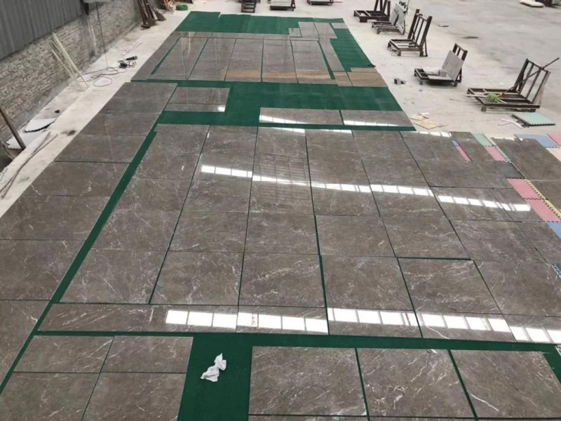 Natural Stone Cyprus Ash Dark Grey Marble Tiles for Customized Project