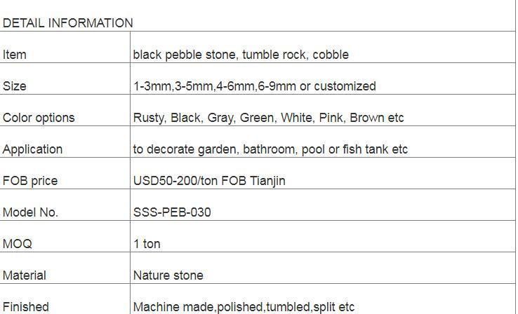 Colorful Rock Stone White Pebble Stone for Garden Decoration