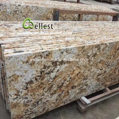 Brown and Golden Rose Marble Slab for Countertop