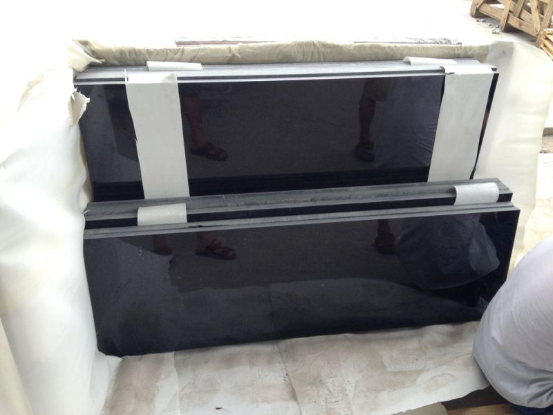 Absolute Black Granite Flute Tile for Wall