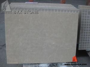 Hammer Beige / Cream Marble Composite Panel/Tile with Porcelain Backed