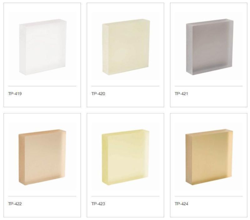 Translucent Customized Size Backlit Acrylic Food Shelf Panel