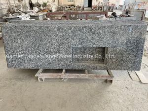 Wholesale China Spray White Granite Slabs for Kitchen / Bathroom Countertop