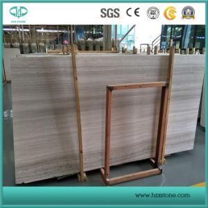 White Wood Marble Slabs Tiles White Marble for Wall Cladding Flooring