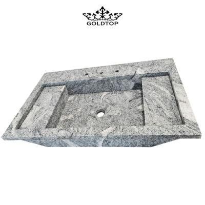 Viscont White Granite, Wiscont White Granite, Visconte White Granite, White Tapestry Granite Countertop with Integrated Sink
