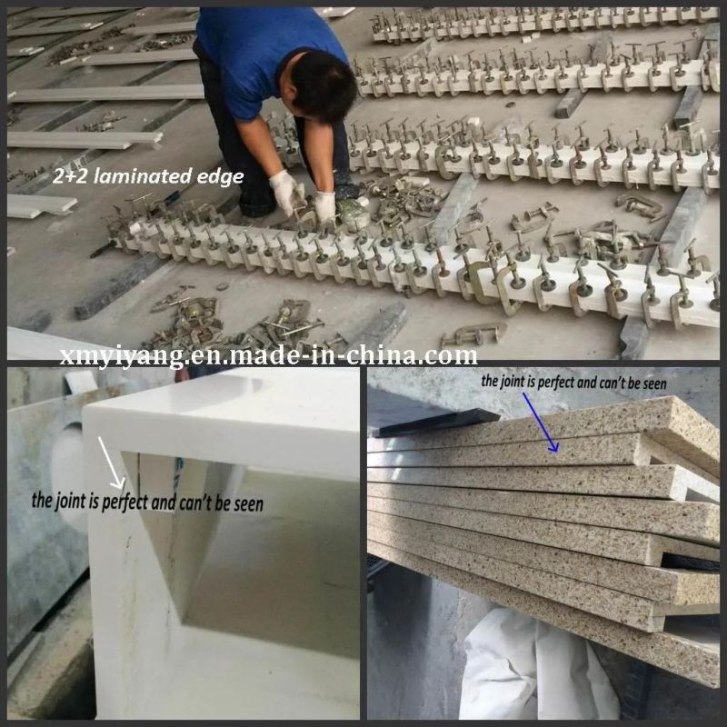 White Calacatta Quartz Slab Grey Veins for Kitchen Island/Bathroom/Background/Wall/Countertop