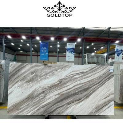 High Quality Natural Stone Slabs Platinum Dunes Marble Slab for Countertop and Tiles