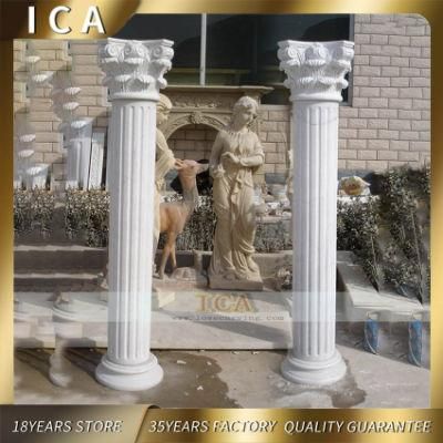 Roman Pillar Classical Design Decoration Marble Column