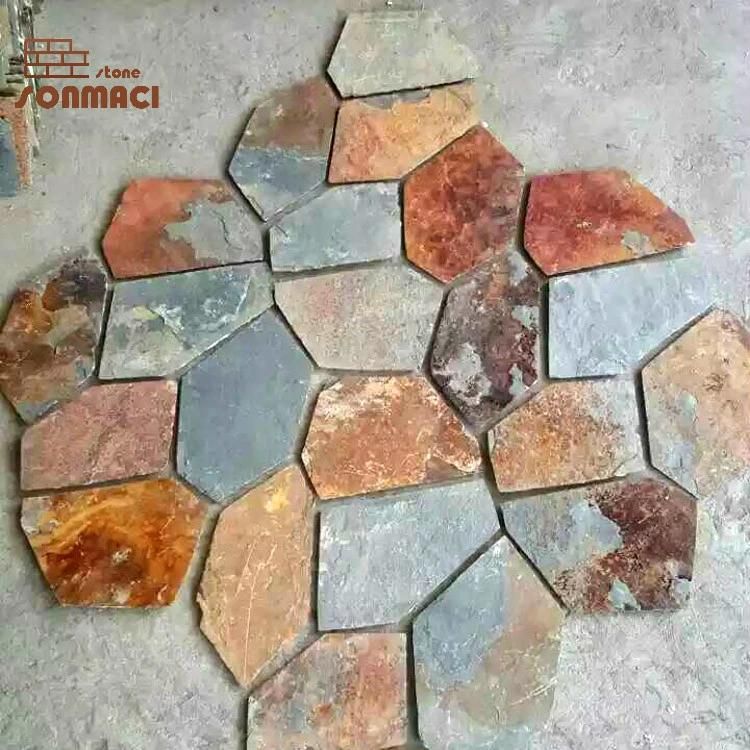Rusty Slate Garden Paving Stone Tiles