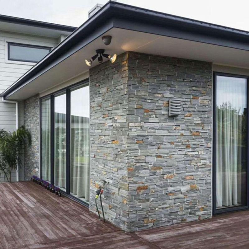 Wall Veneer Panel Quartz Slate Cladding Walling Culture Stone Z Type Stacked Stone