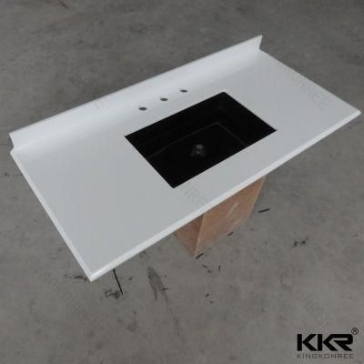 Black Marble Top Commercial Kitchen Countertop