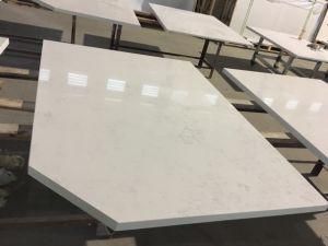Carrara Polished White Artificial Quartz for Vanity Top Countertop Bench Top