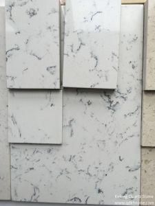 Interior Decoration Engineered Quartz Stone of The Color Carrara White