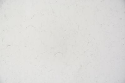Cararra Polished Surfaces Engineered Quartz Stone. Slab with NSF SGS Certification