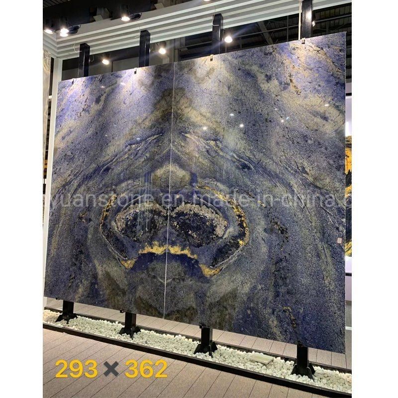 Book Match TV Background Design Black Marble Slab Price for Interior Background Wall