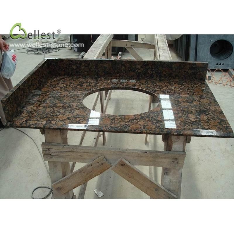 Brown Delicate Vanity Tops Countertops Table Tops Granite G982 Residential