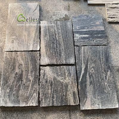Hot Sale Natural New Santiago Grey with Beautiful Vein Granite Paver Tile with Anti-Slip Finishing