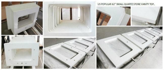 Corian Acrylic Solid Surface Bathroom Fabricated Vanity Top