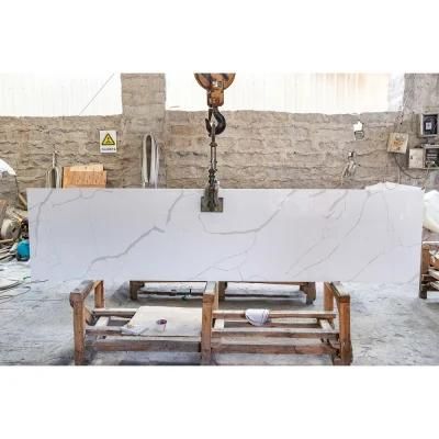 Calacatta Oro Marble Artificial Quartz Stone Slabs Tiles Countertops Vanity Tops Kitchen Tops