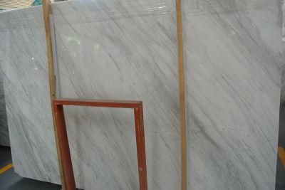 A Grade Beautiful Volakas White Marble Slab